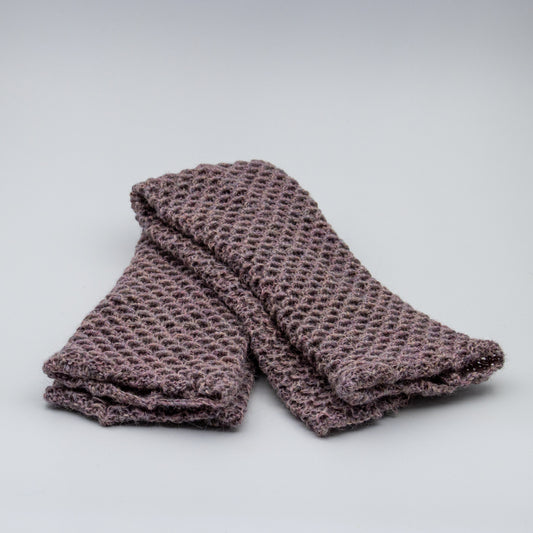 Leggvarmere alpakka melert lys lilla