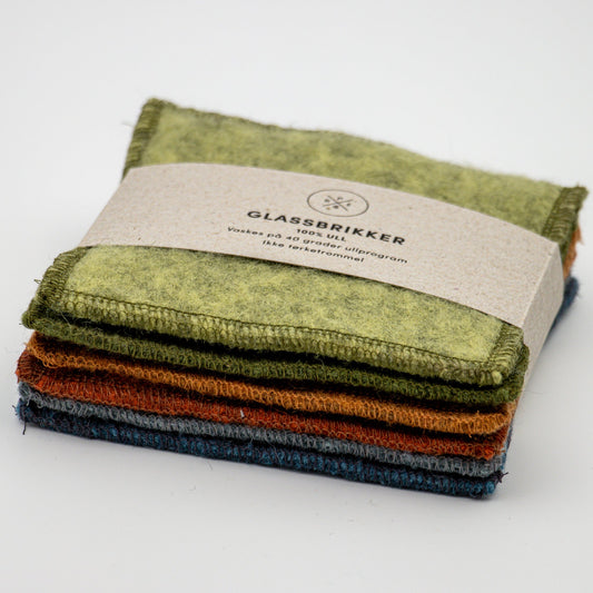 GLASSBRIKKER ULL MELERT FLERFARGET - PREG Interiør
