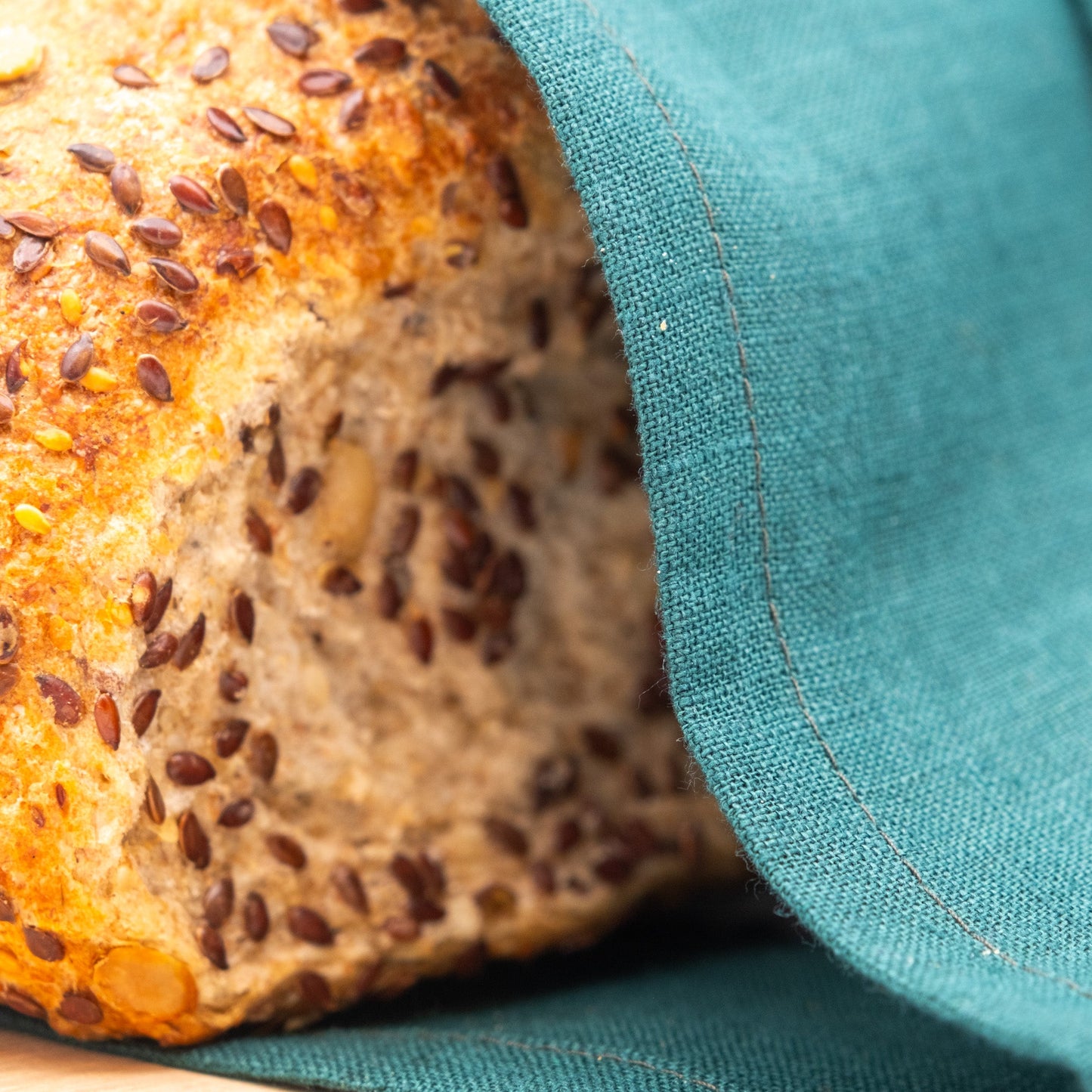 Lin brødpose blålig grønn - PREG Interiør