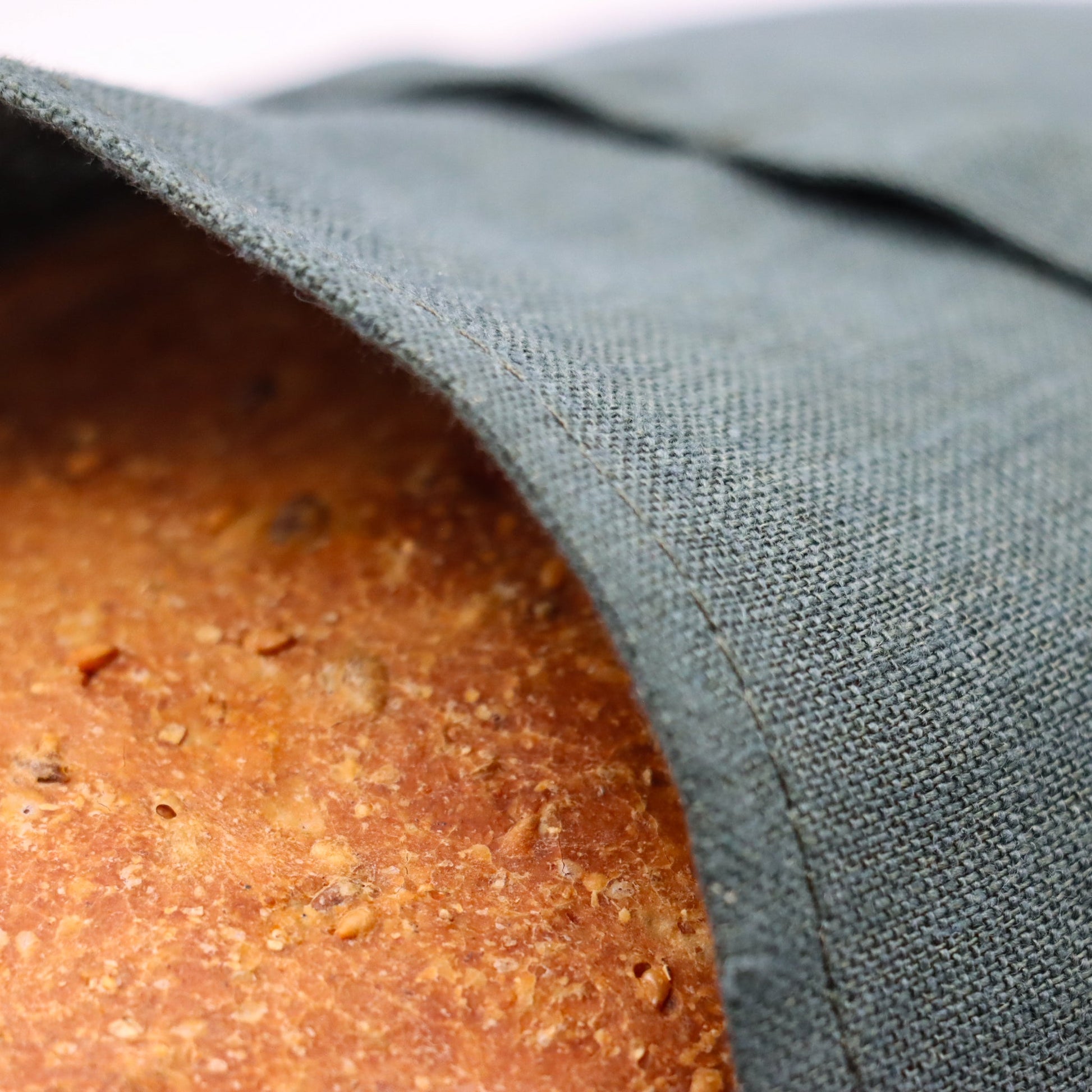 Lin brødpose mørkegrønn - PREG Interiør