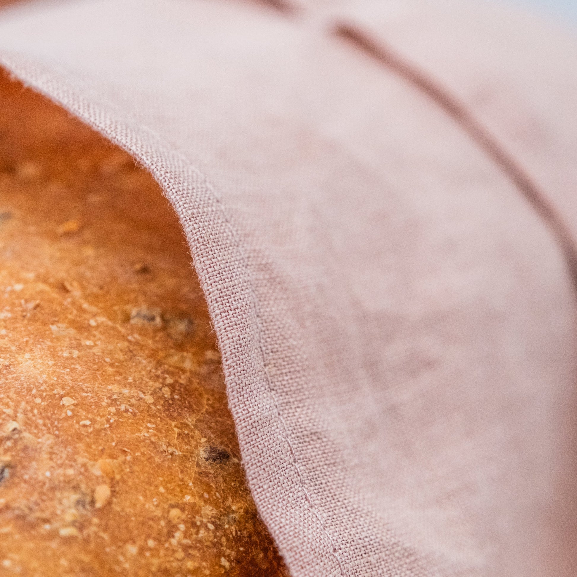 Lin brødpose støvrosa - PREG Interiør
