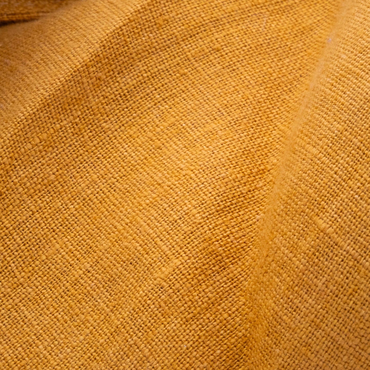 Lin knytekurv sennepsgul - PREG Interiør