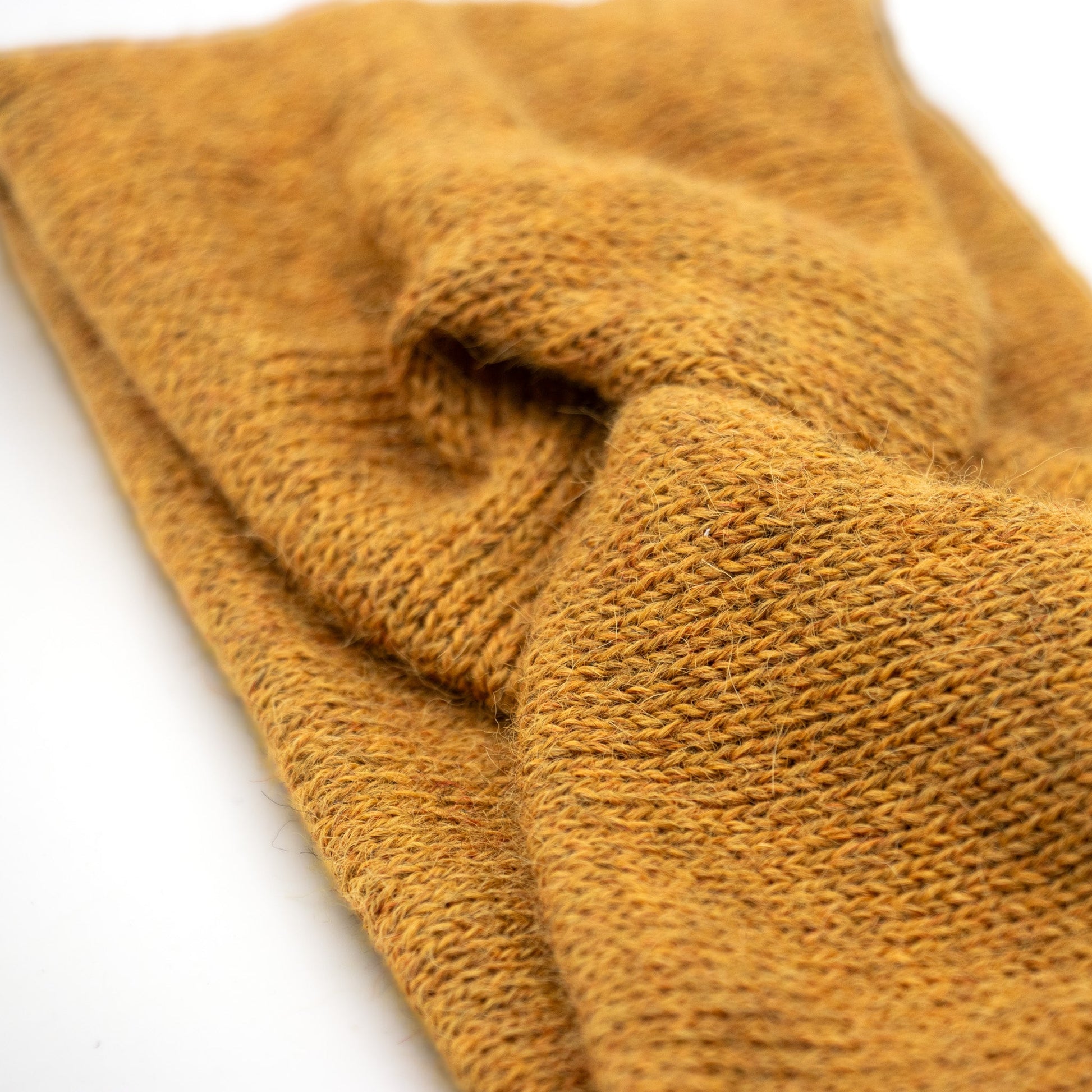 PANNEBÅND TVIST ALPAKKA MELERT HONNING - GUL - PREG Interiør