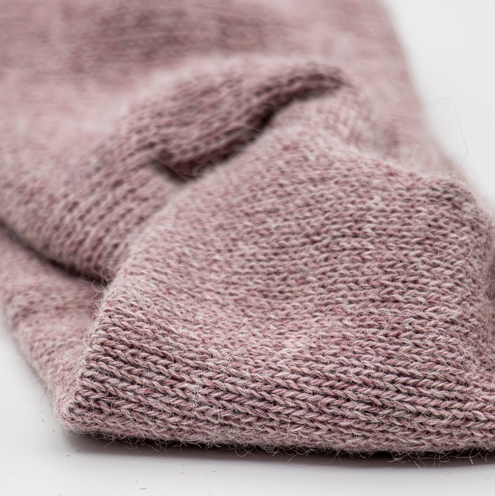 PANNEBÅND TVIST ALPAKKA MELERT LYS ROSA - PREG Interiør