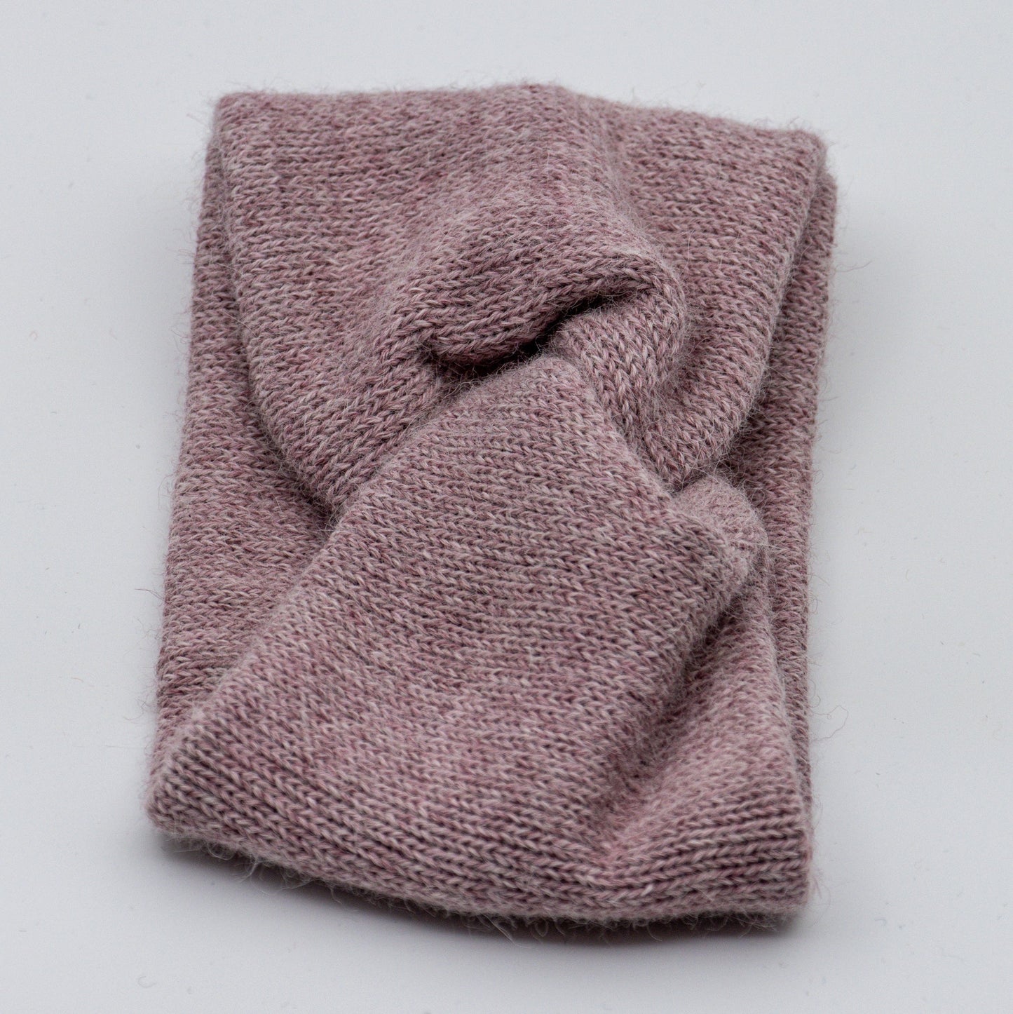 PANNEBÅND TVIST ALPAKKA MELERT LYS ROSA - PREG Interiør