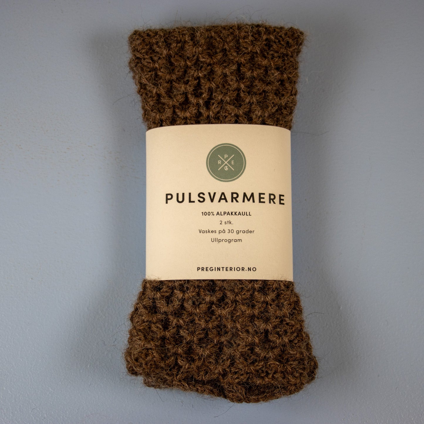 PULSVARMERE ALPAKKA MELERT BRUN - PREG Interiør