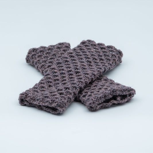 Pulsvarmere alpakka melert røyklilla - PREG Interiør