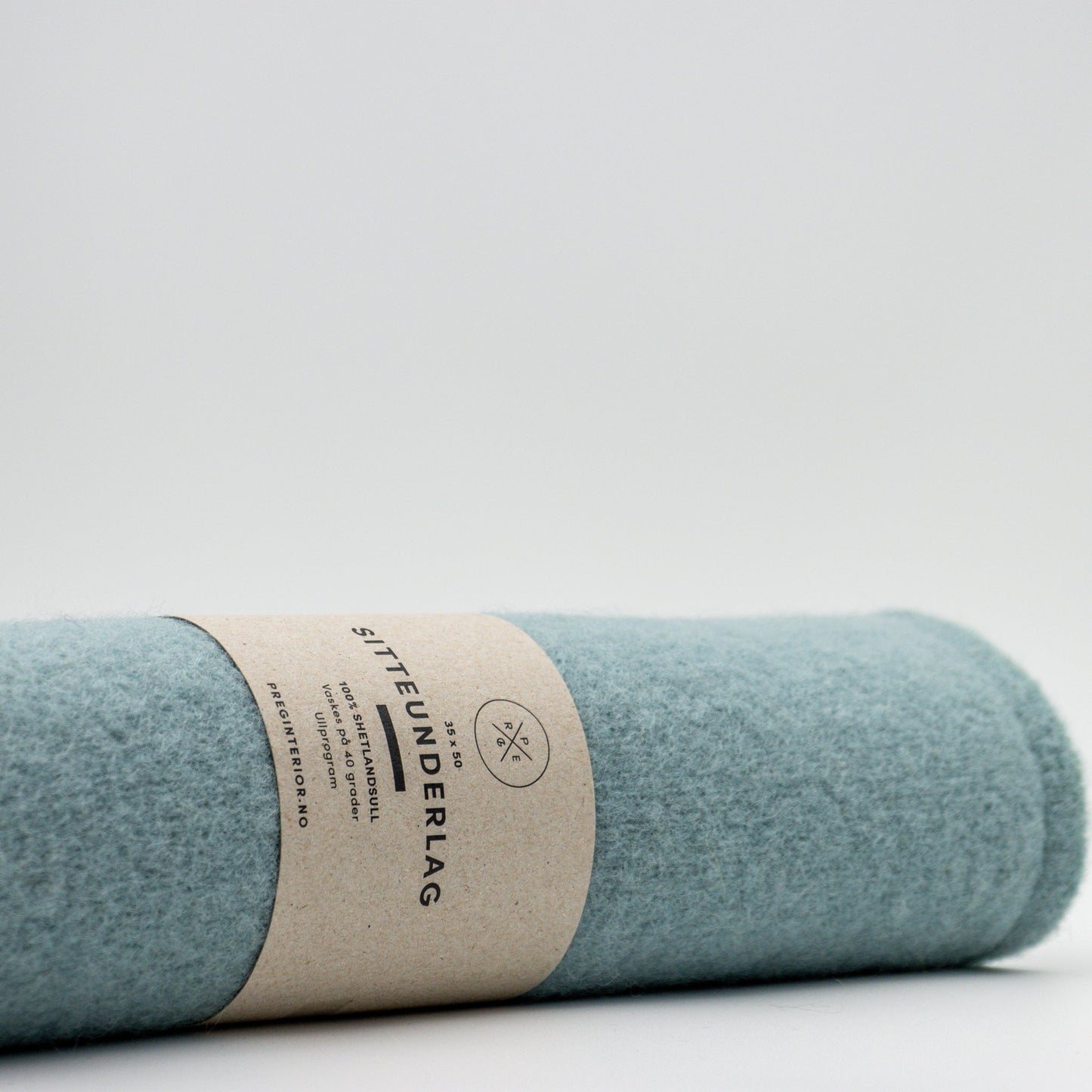 SITTEUNDERLAG LYS GRØNNTURKIS - PREG Interiør