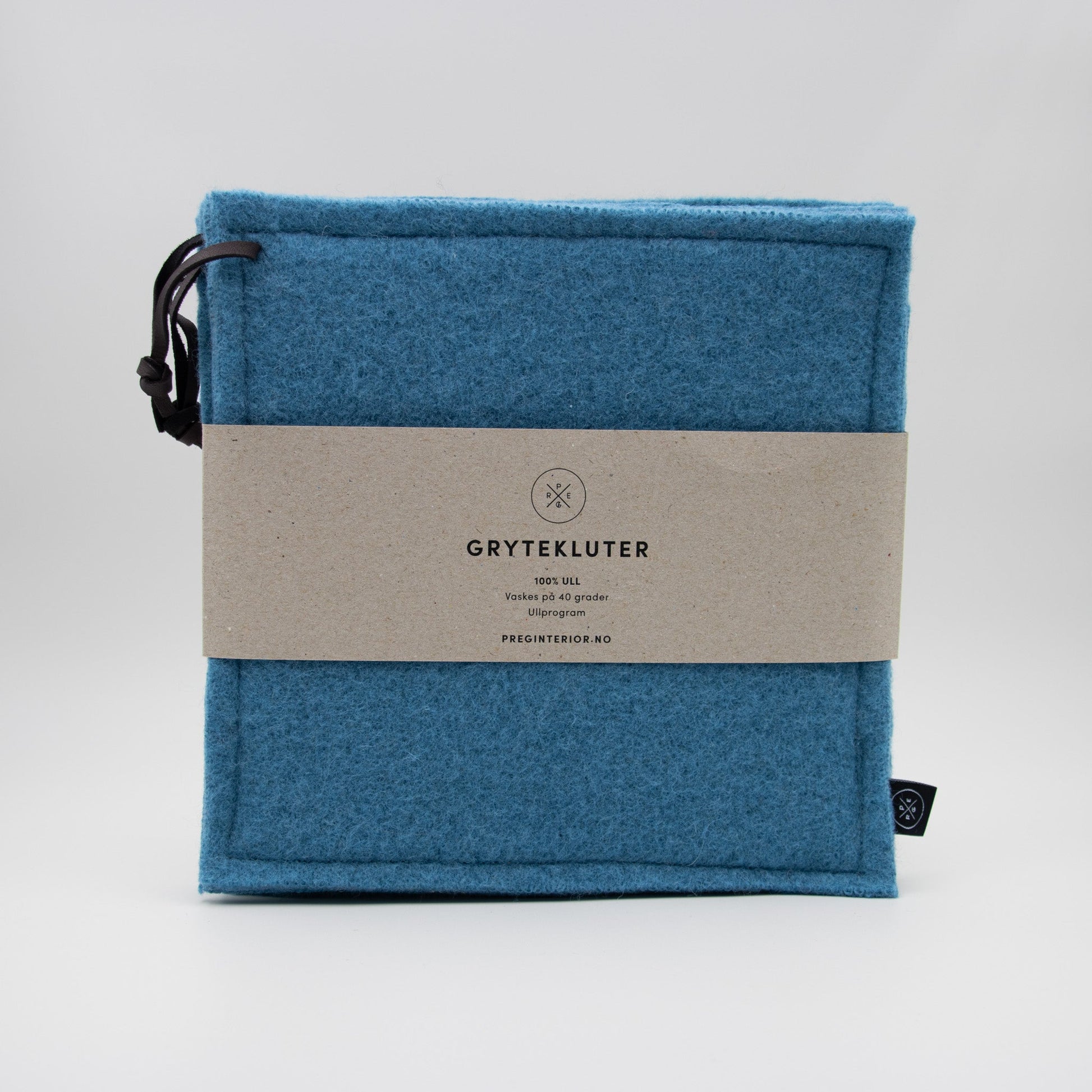 ULL GRYTEKLUTER LYS BONDEBLÅ - PREG Interiør