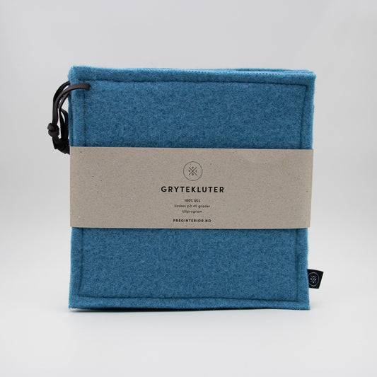 ULL GRYTEKLUTER LYS BONDEBLÅ - PREG Interiør