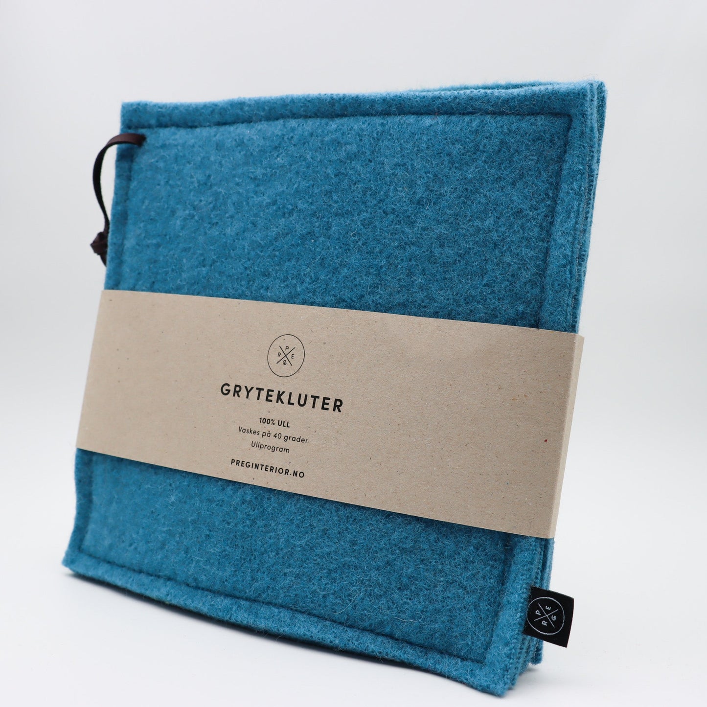 ULL GRYTEKLUTER LYS BONDEBLÅ - PREG Interiør