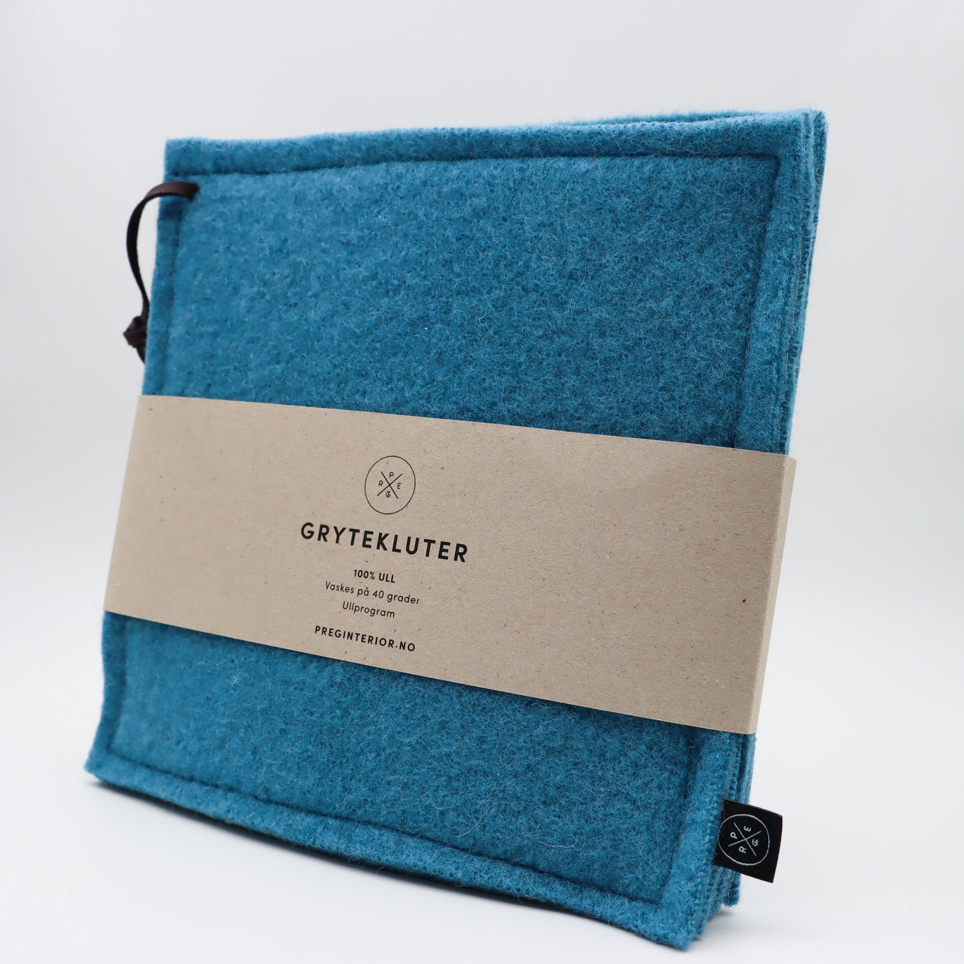 ULL GRYTEKLUTER LYS BONDEBLÅ - PREG Interiør