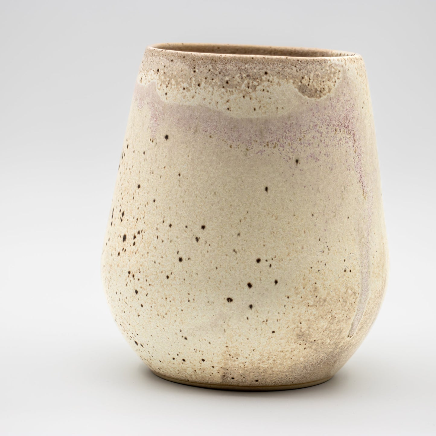 VASE RUND LITEN BEIGE FUGLEEGG - PREG Interiør