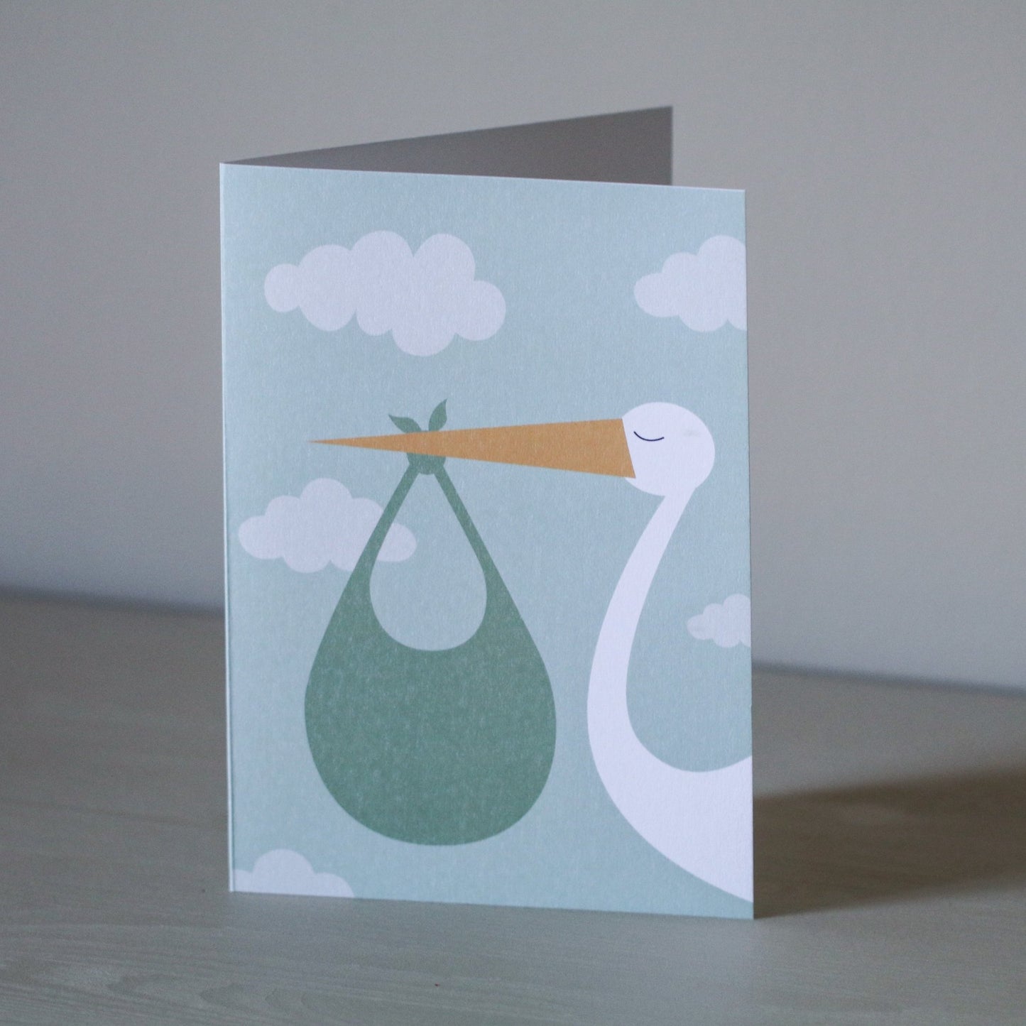 ANLEDNINGSKORT A5 STORK GRØNN - PREG Interiør