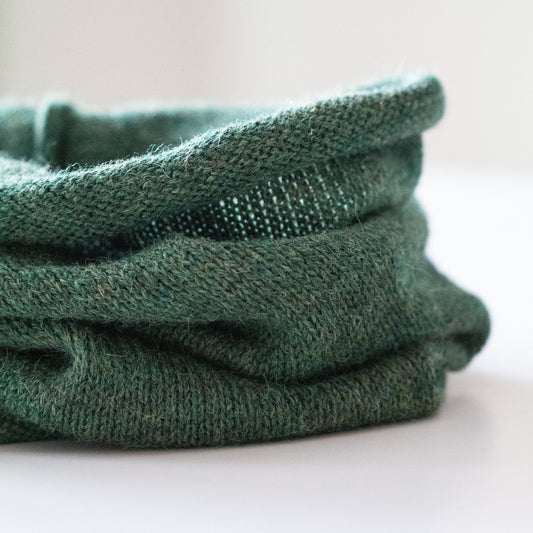 BUFF ALPAKKA MELERT GRØNN - PREG Interiør