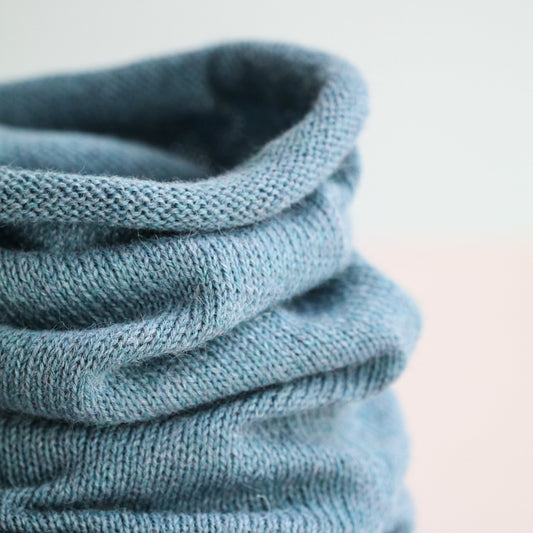 BUFF ALPAKKA MELERT LYS BLÅ - PREG Interiør