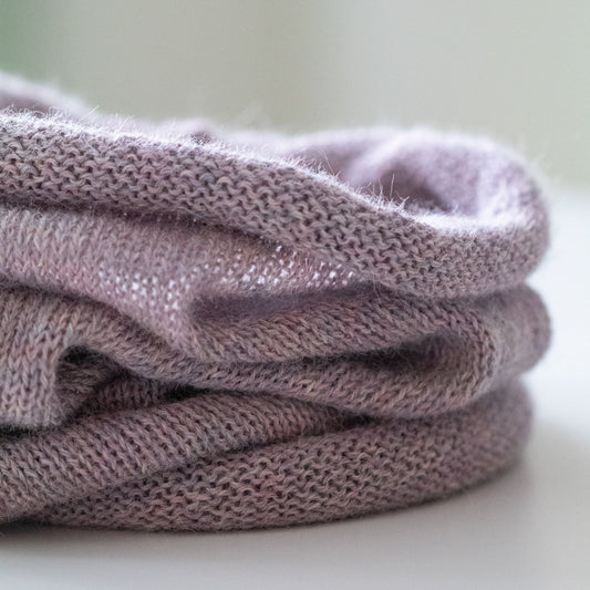 BUFF ALPAKKA MELERT LYS LILLA - PREG Interiør