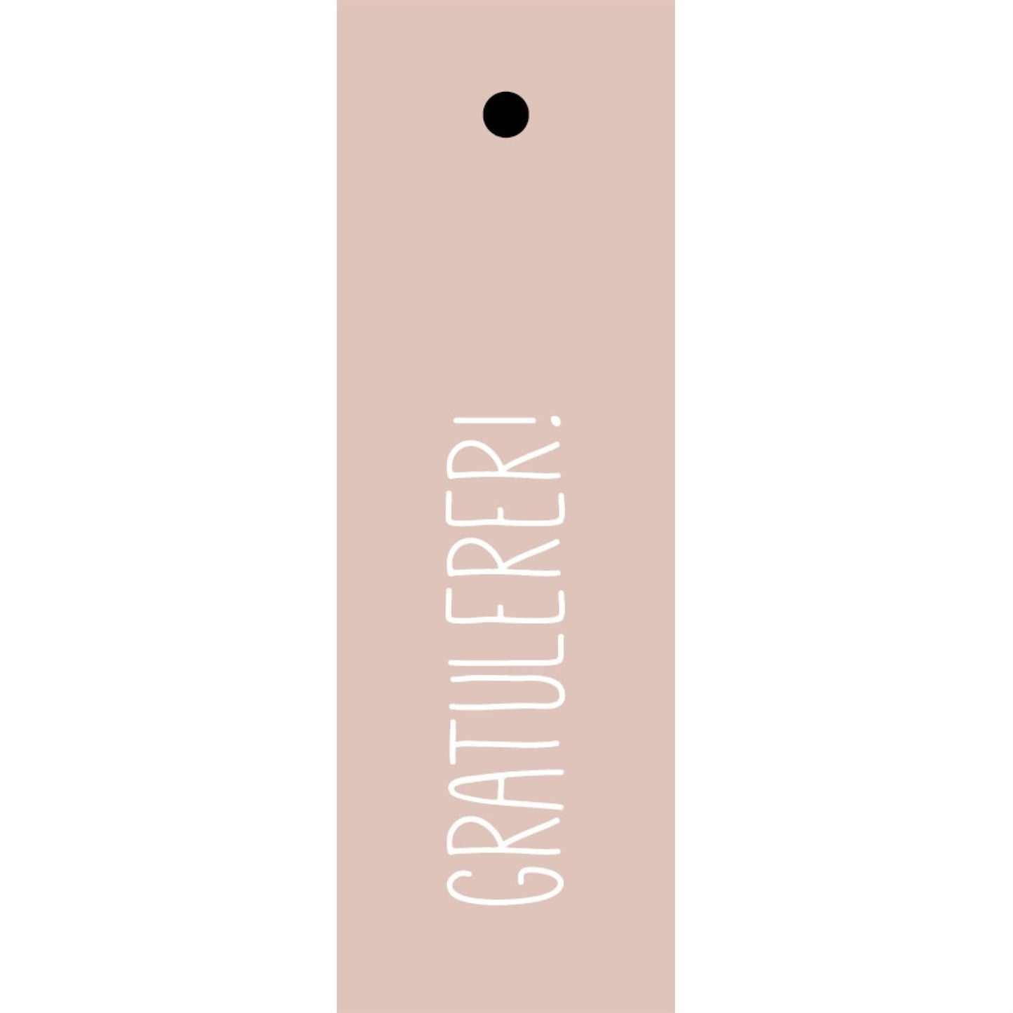 GAVELAPP GRATULERER DUS ROSA - PREG Interiør