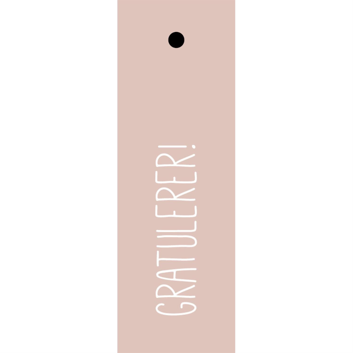 GAVELAPP GRATULERER DUS ROSA - PREG Interiør