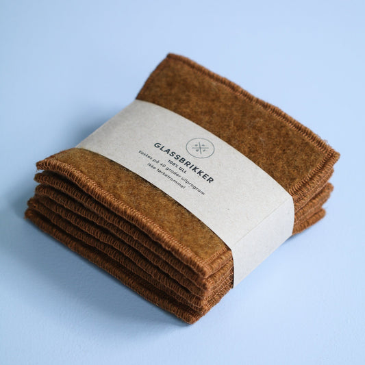 GLASSBRIKKER ULL GULBRUN - PREG Interiør