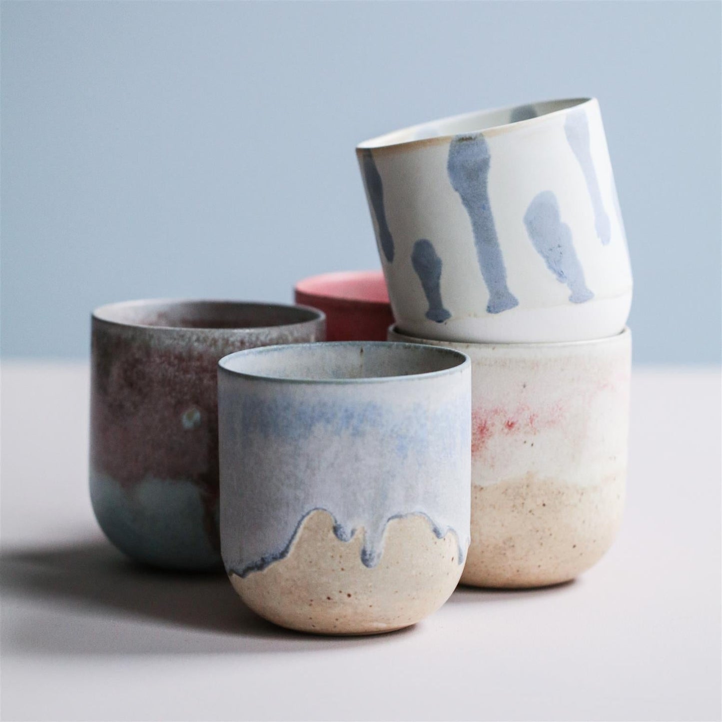 KOPP STOR FUGLEEGG OG LYSEBLÅ - PREG Interiør