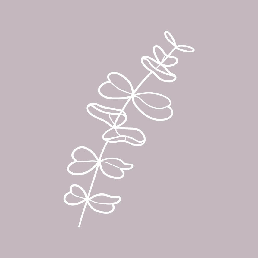 KORT BLOMSTERMOTIV DUS LILLA - PREG Interiør