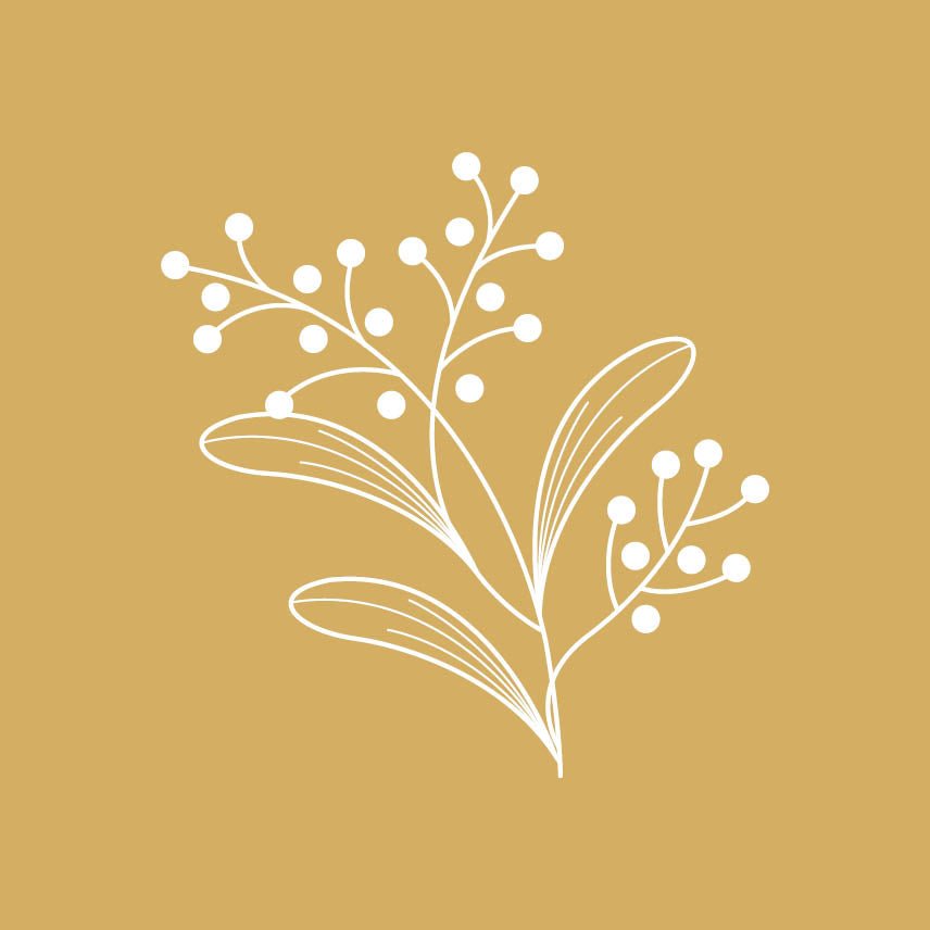 KORT BLOMSTERMOTIV OKER - PREG Interiør