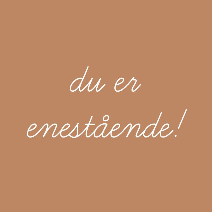 KORT DU ER ENESTÅENDE RUST - PREG Interiør