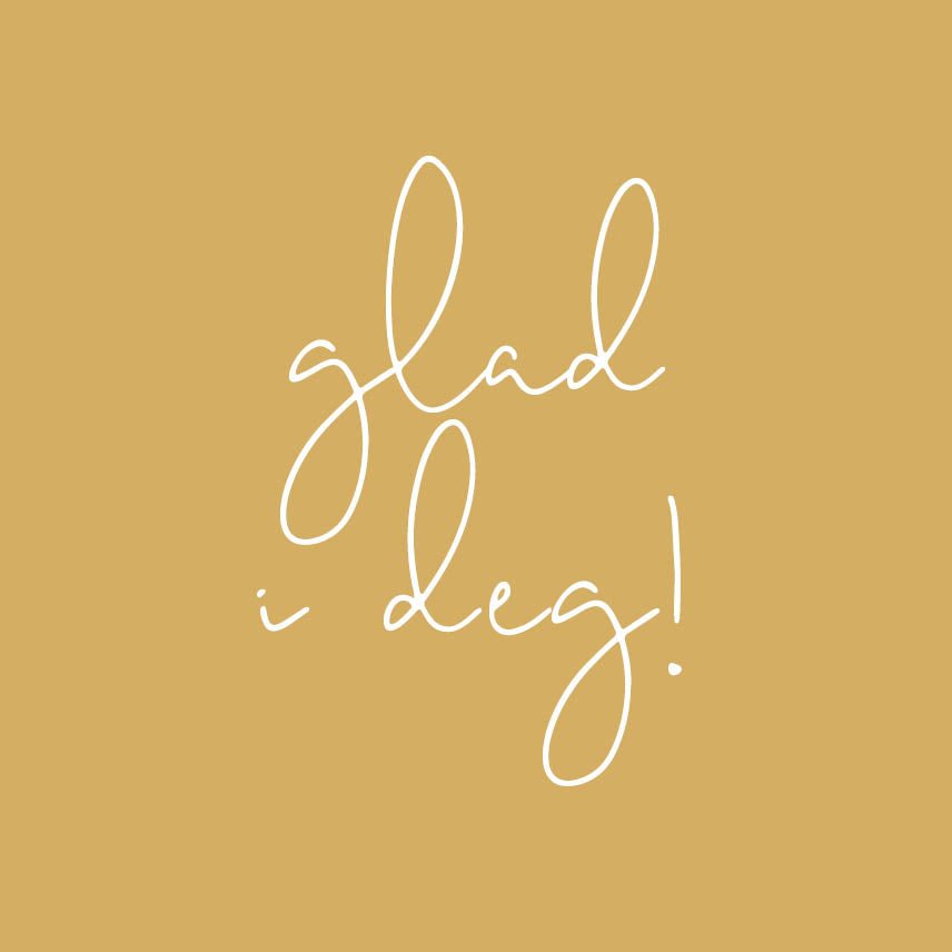 KORT GLAD I DEG OKER - PREG Interiør