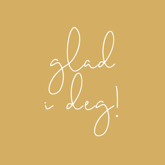 KORT GLAD I DEG OKER - PREG Interiør