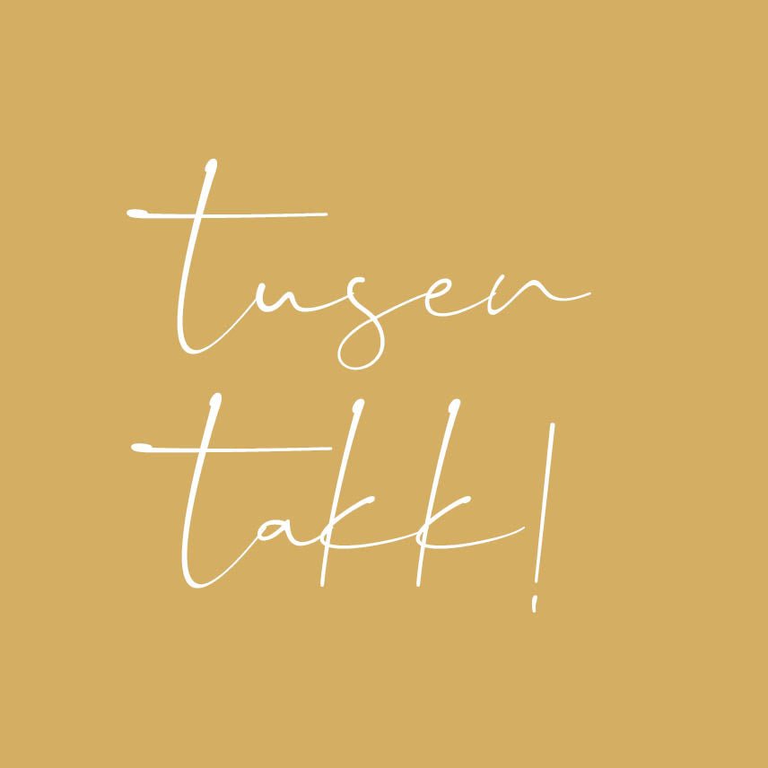 KORT TUSEN TAKK OKER - PREG Interiør