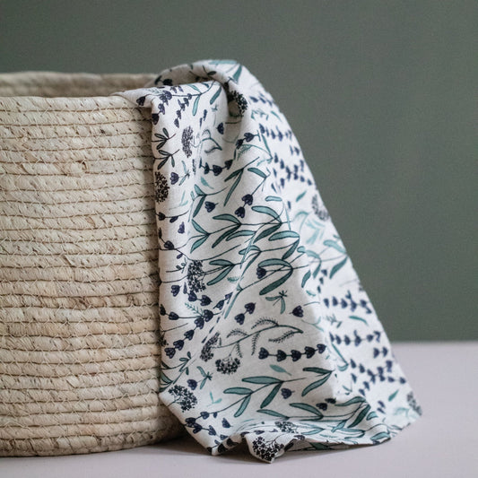 LIN KJØKKENHÅNDKLE LAVENDEL MØNSTER - PREG Interiør