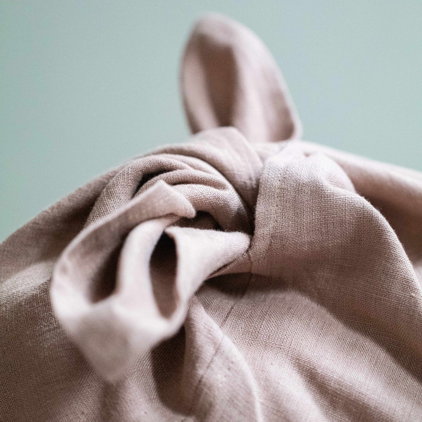 Lin knytekurv gammelrosa - PREG Interiør