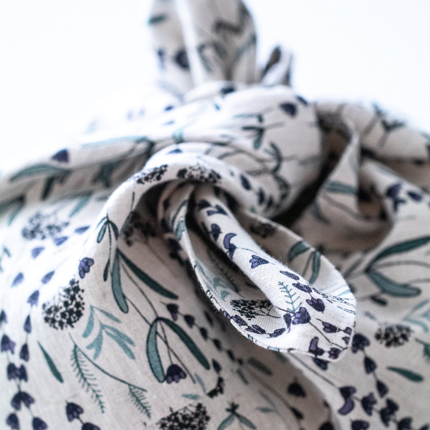 LIN KNYTEKURV LAVENDEL MØNSTER - PREG Interiør