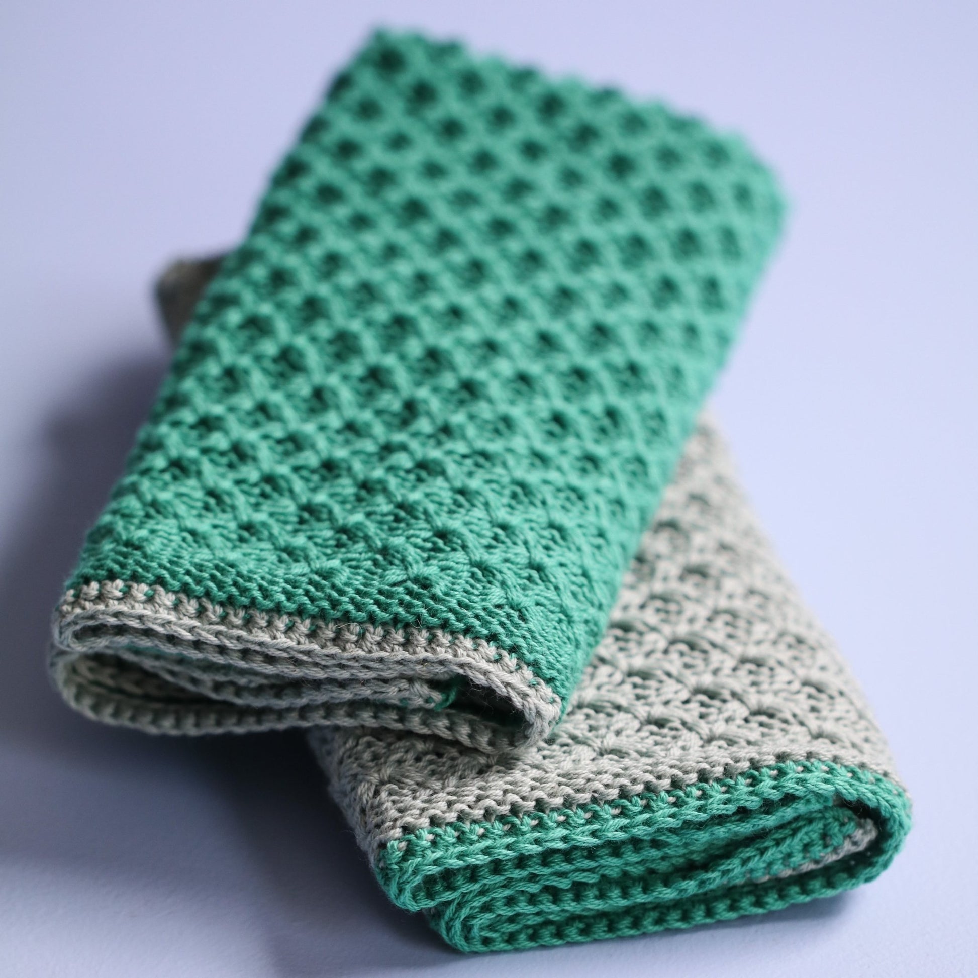 MOLLYKLUT 2 PK GRØNN/AQUA - PREG Interiør