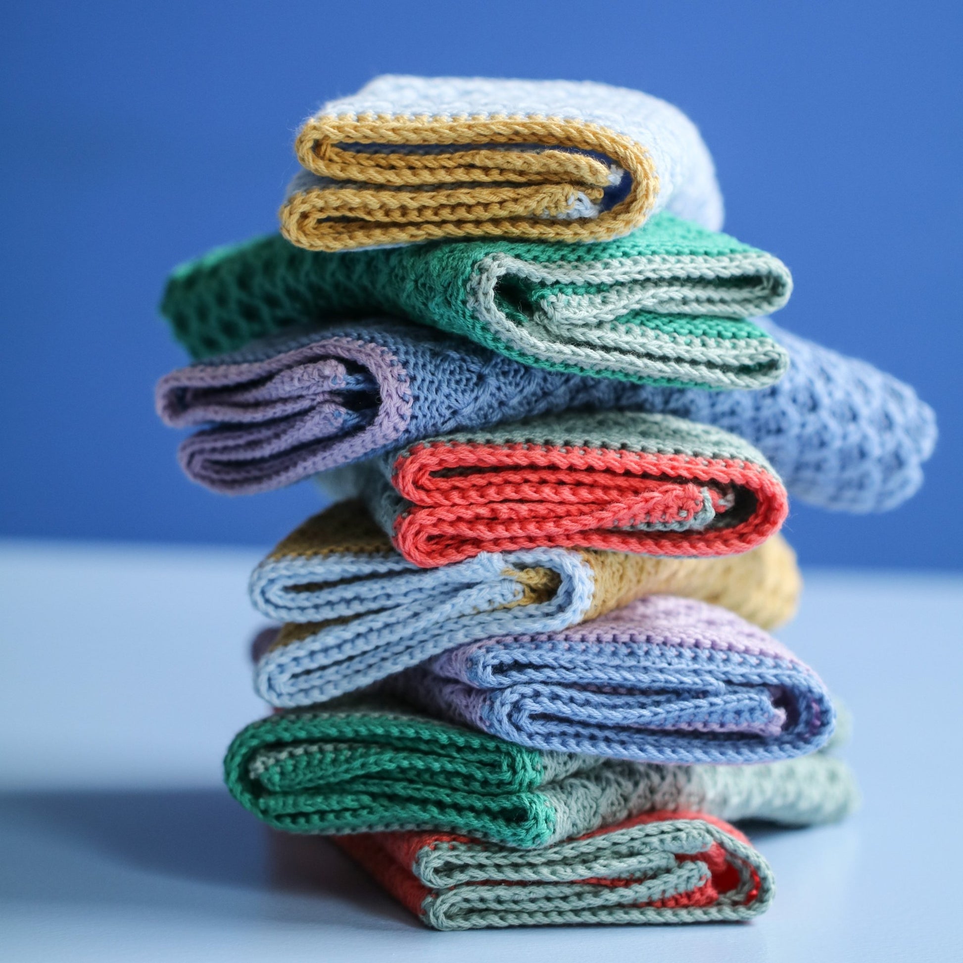 MOLLYKLUT 2 PK GRØNN/AQUA - PREG Interiør