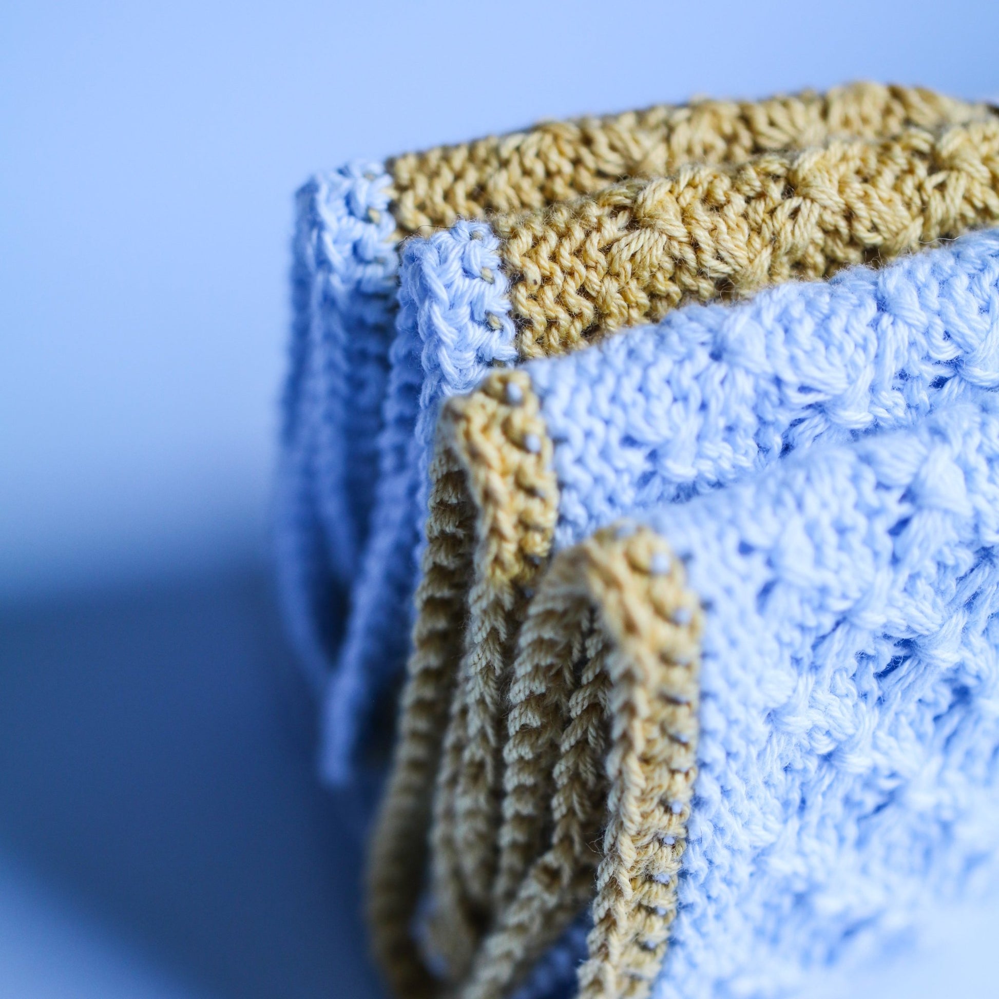 MOLLYKLUT 2 PK GUL/LYSEBLÅ - PREG Interiør