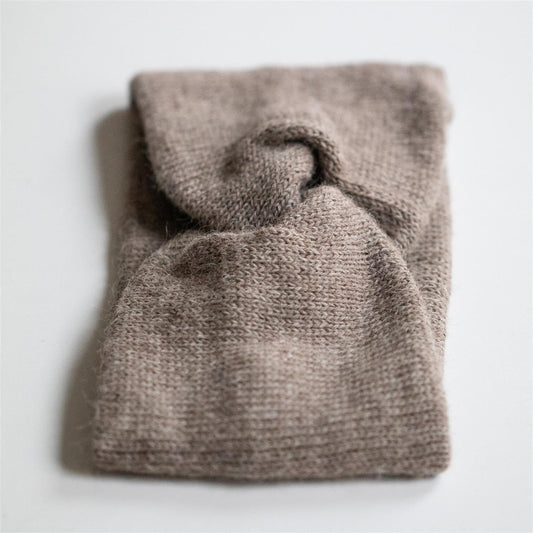 PANNEBÅND TVIST ALPAKKA MELERT BEIGE - PREG Interiør