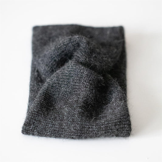 PANNEBÅND TVIST ALPAKKA MELERT KOKSGRÅ - PREG Interiør