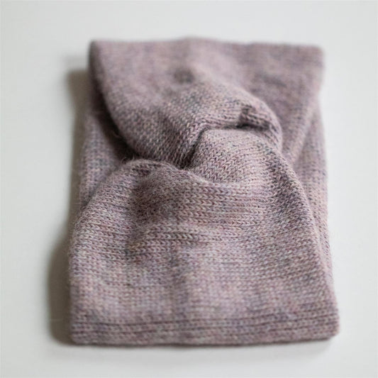 PANNEBÅND TVIST ALPAKKA MELERT LYS LILLA - PREG Interiør