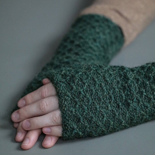 PULSVARMERE ALPAKKA MELERT GRØNN - PREG Interiør