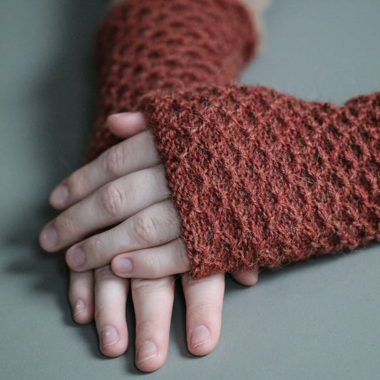 PULSVARMERE ALPAKKA MELERT RUST - PREG Interiør