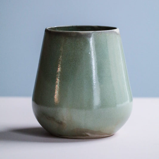 VASE RUND STOR CELADON GRØNN - PREG Interiør