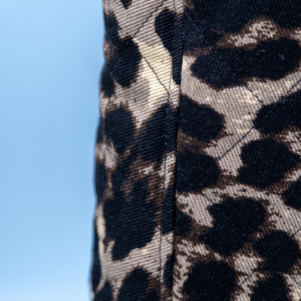 Quiltet Solveig-veske leopard