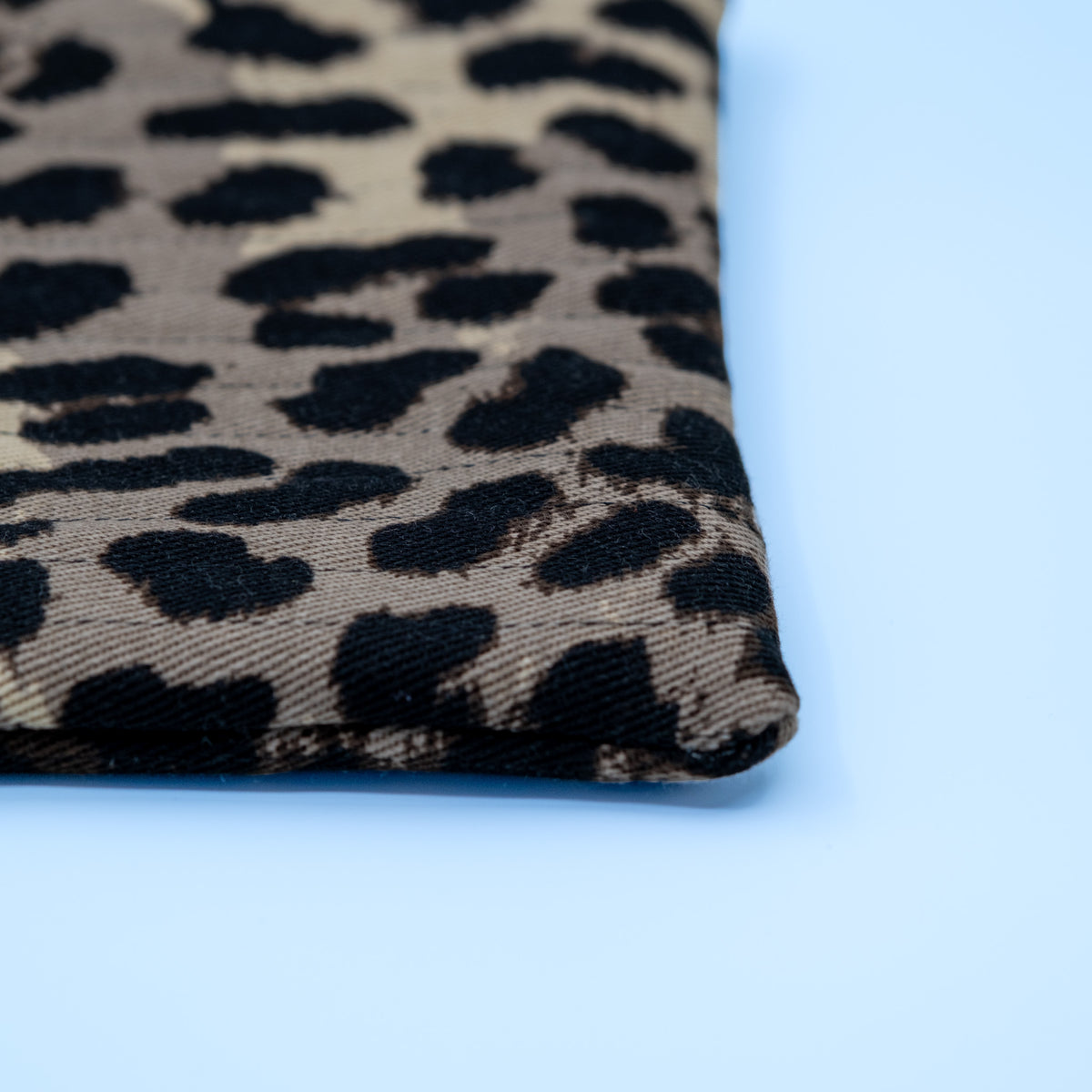 Quiltet clutch liten leopard