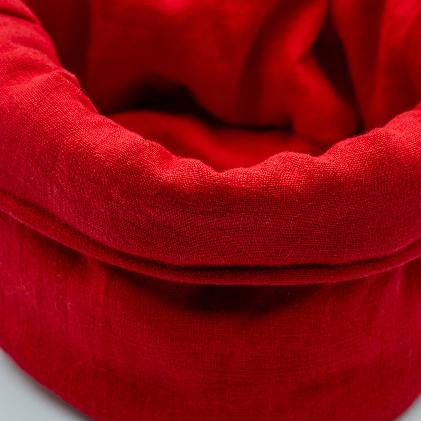 Lin brødkurv lin rød