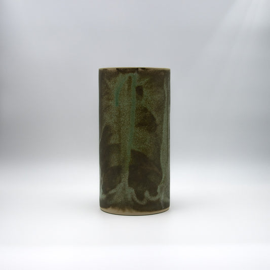 VASE RETT STOR GRØNN CELADON