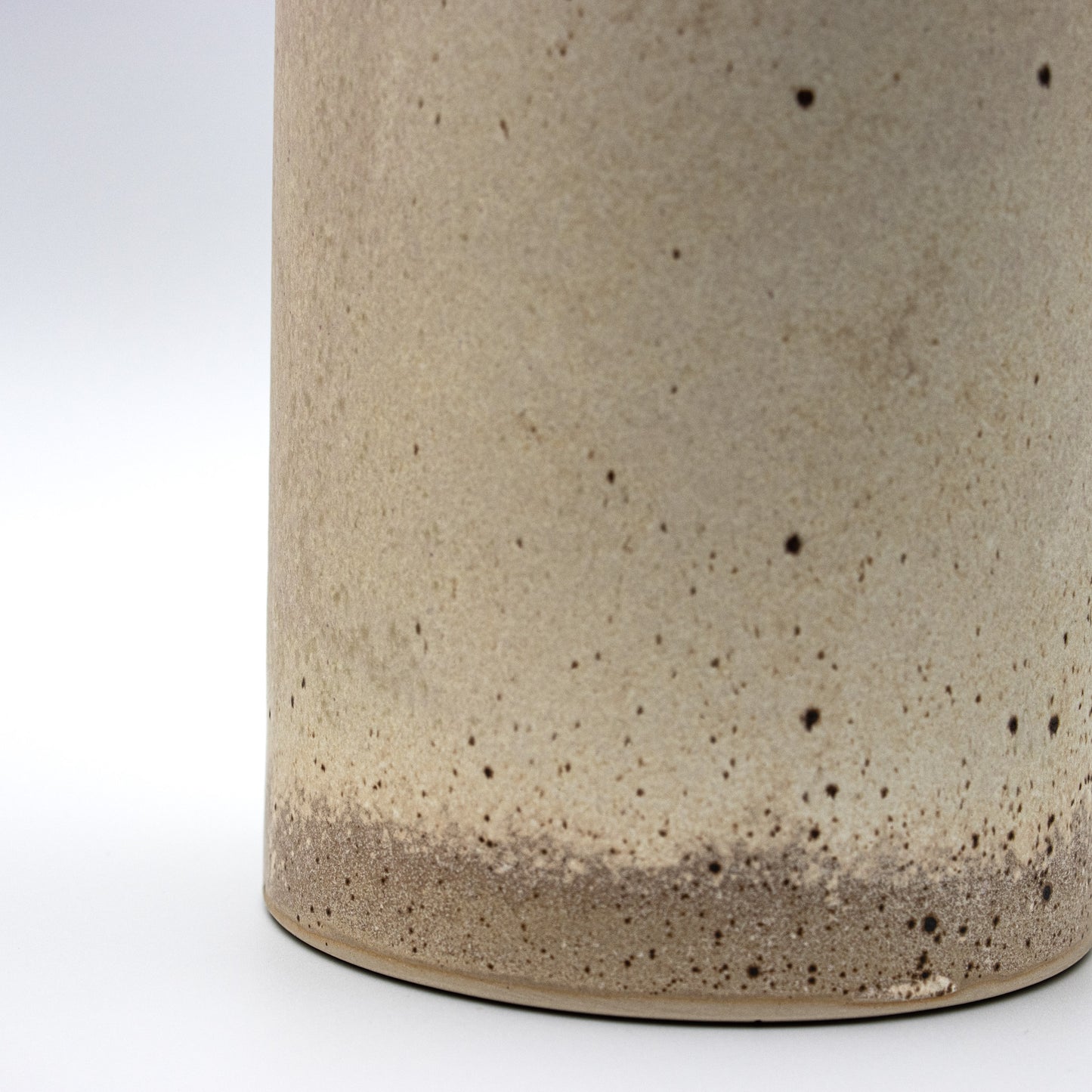 VASE RETT STOR BEIGE FUGLEEGG