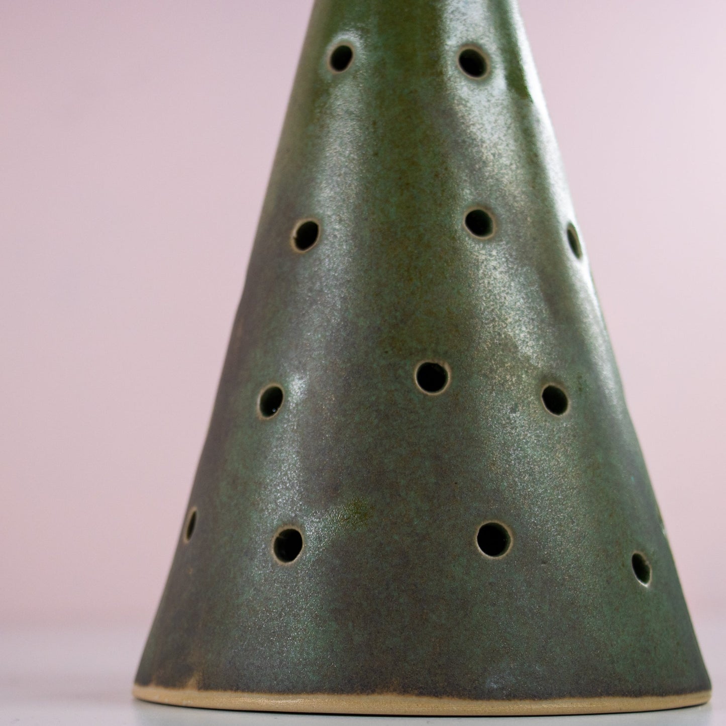 Juletre medium for telys celadon grønn - PREG Interiør