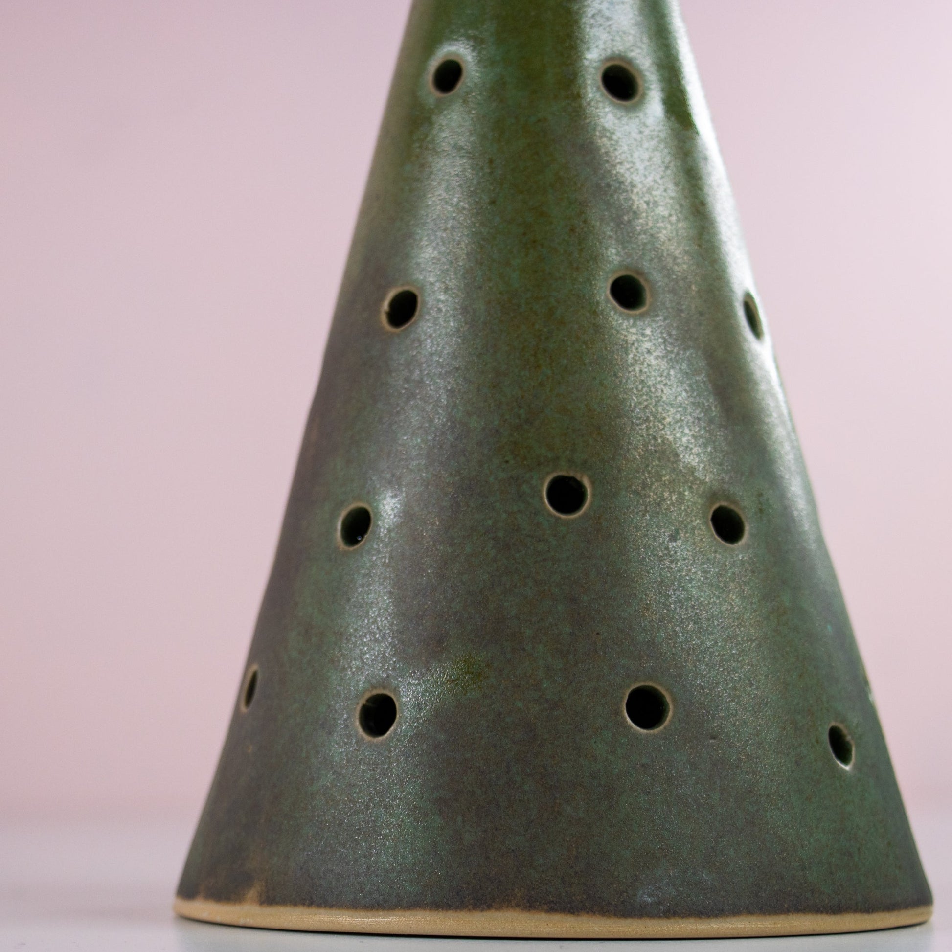 Juletre medium for telys celadon grønn - PREG Interiør